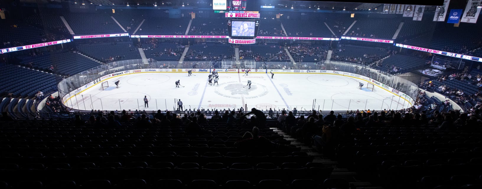 Chicago Wolves will be playing Grand Rapids Griffins at Allstate Arena in Rosemont