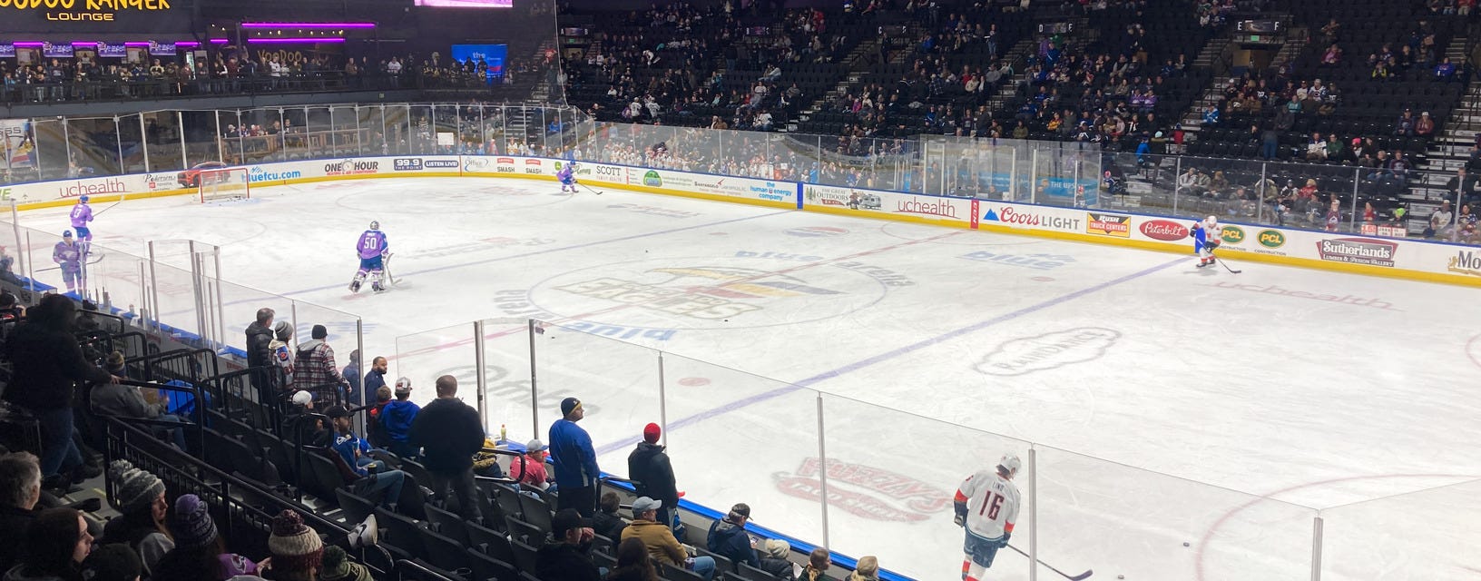 Colorado Eagles will be playing Chicago Wolves at Blue FCU Arena in Loveland