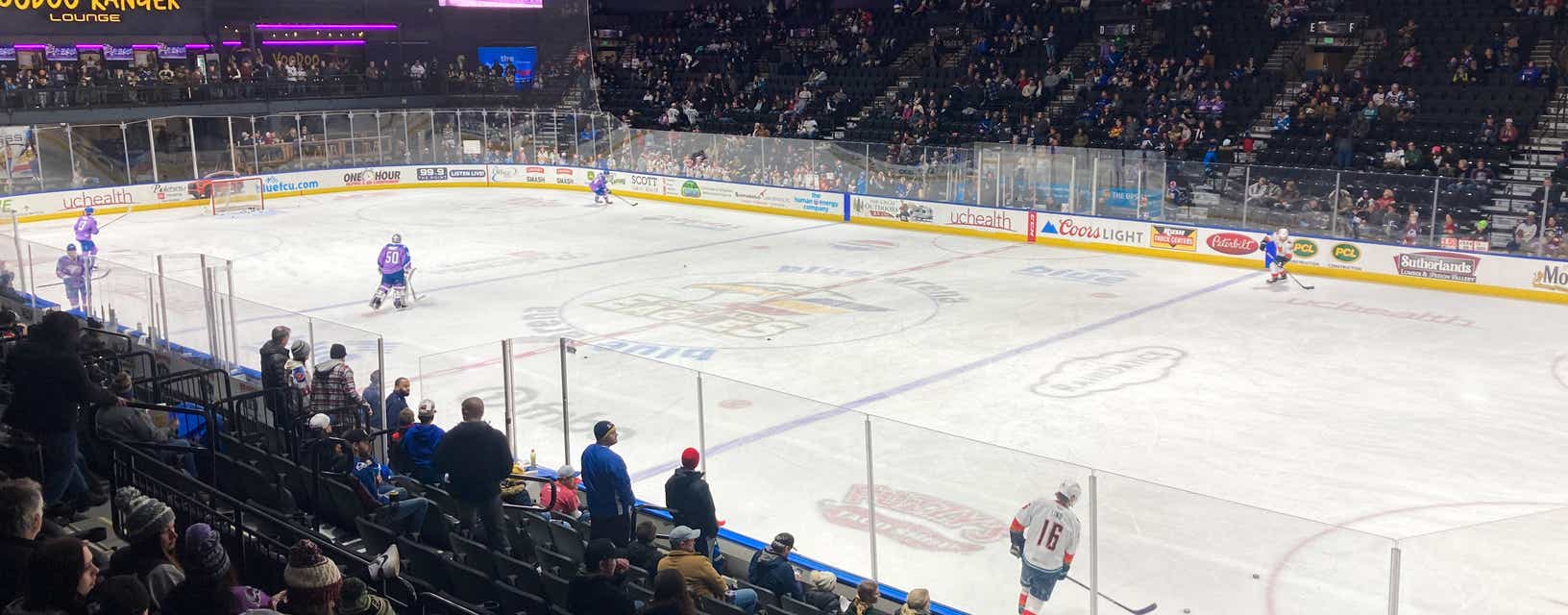 Colorado Eagles will be playing Ontario Reign at Blue FCU Arena in Loveland
