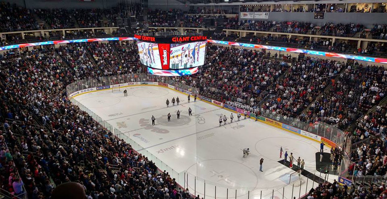 Hershey Bears will be playing Lehigh Valley Phantoms at Giant Center in Hershey