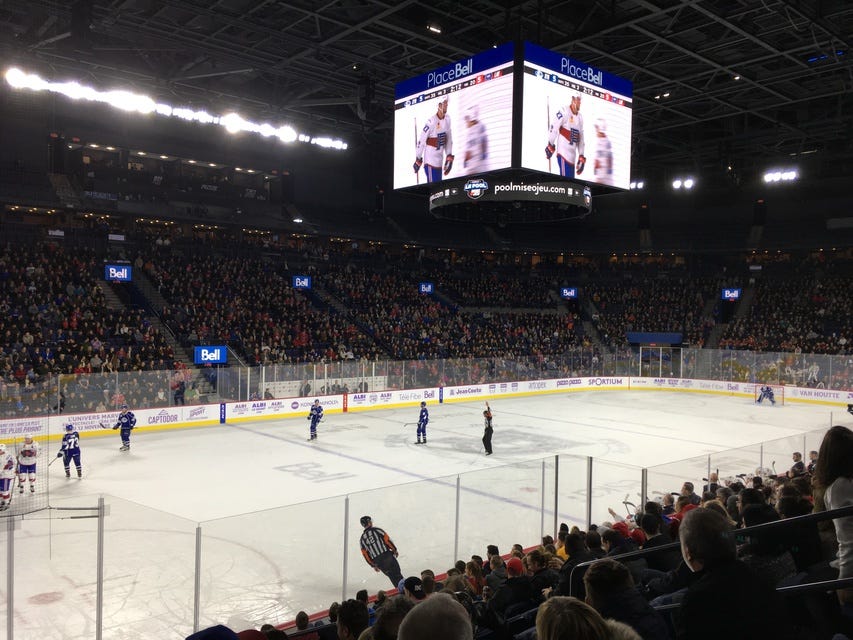 Laval Rocket will be playing Cleveland Monsters at Place Bell in Laval