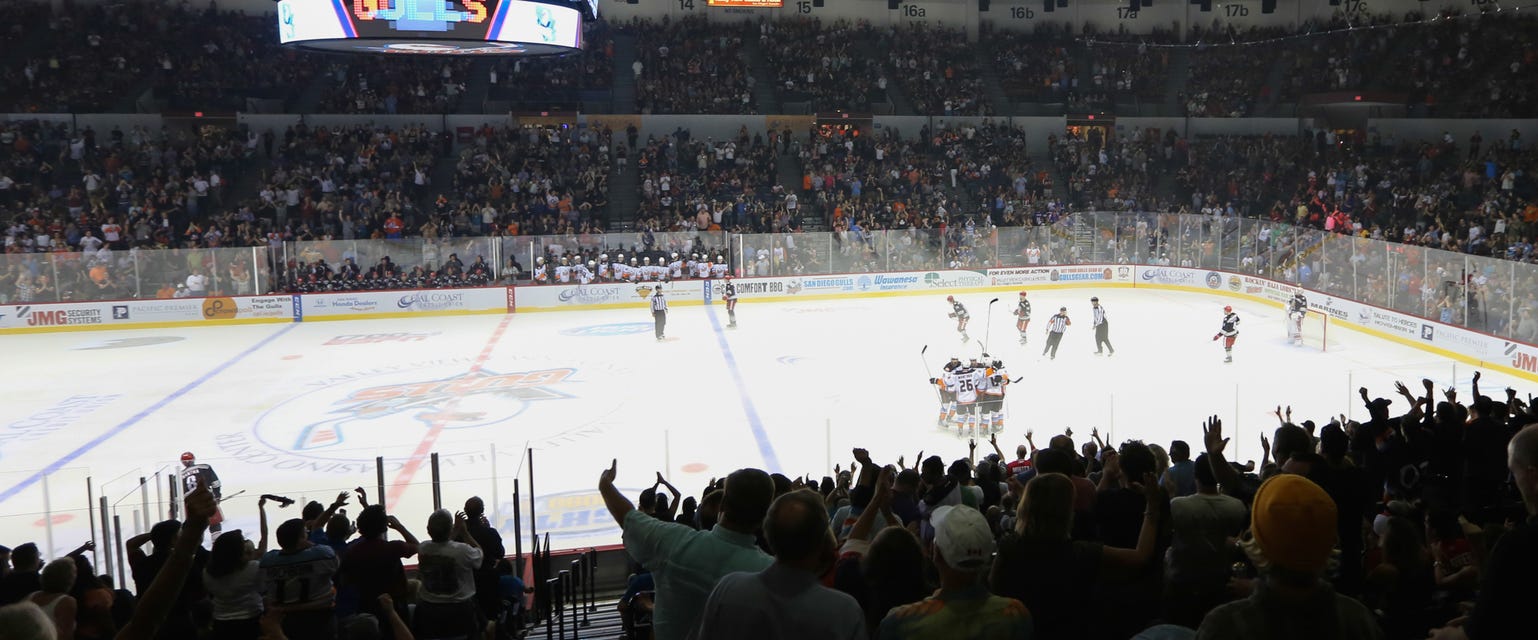 San Diego Gulls will be playing Texas Stars at Pechanga Arena in San Diego