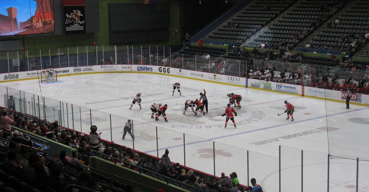 Tucson Roadrunners will be playing Colorado Eagles at Tucson Arena in Tucson