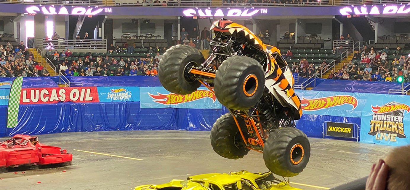Hot Wheels Monster Trucks Live will be playing at Simmons Bank Arena in North Little Rock