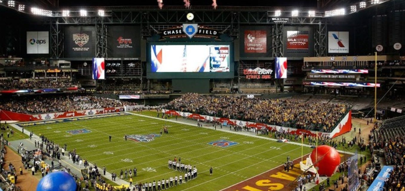 Rate Bowl will be playing Rate Bowl at Chase Field in Phoenix