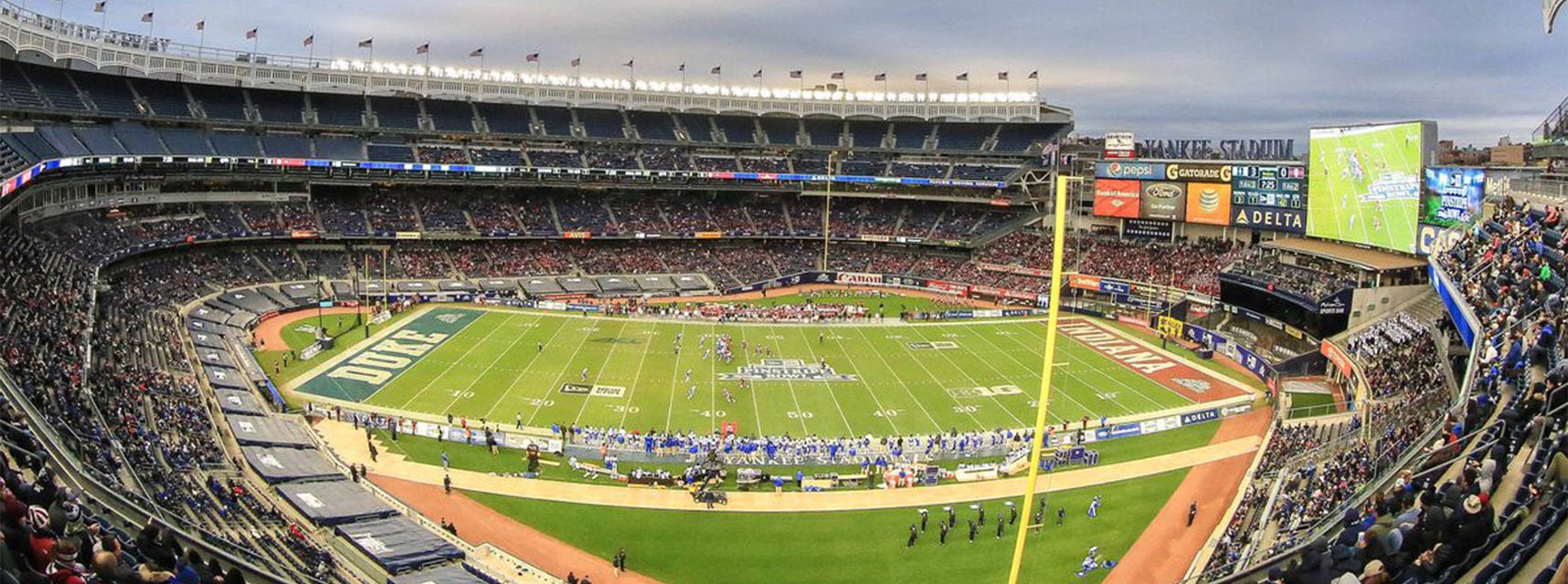 Pinstripe Bowl will be playing Pinstripe Bowl at Yankee Stadium in Bronx