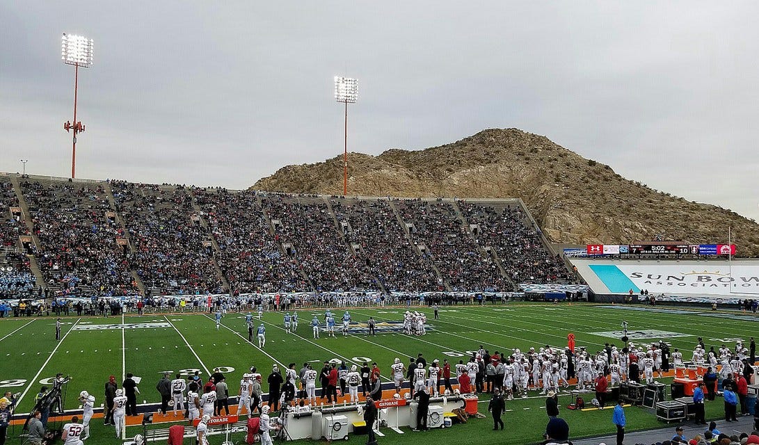 Sun Bowl will be playing at Sun Bowl Stadium in El Paso