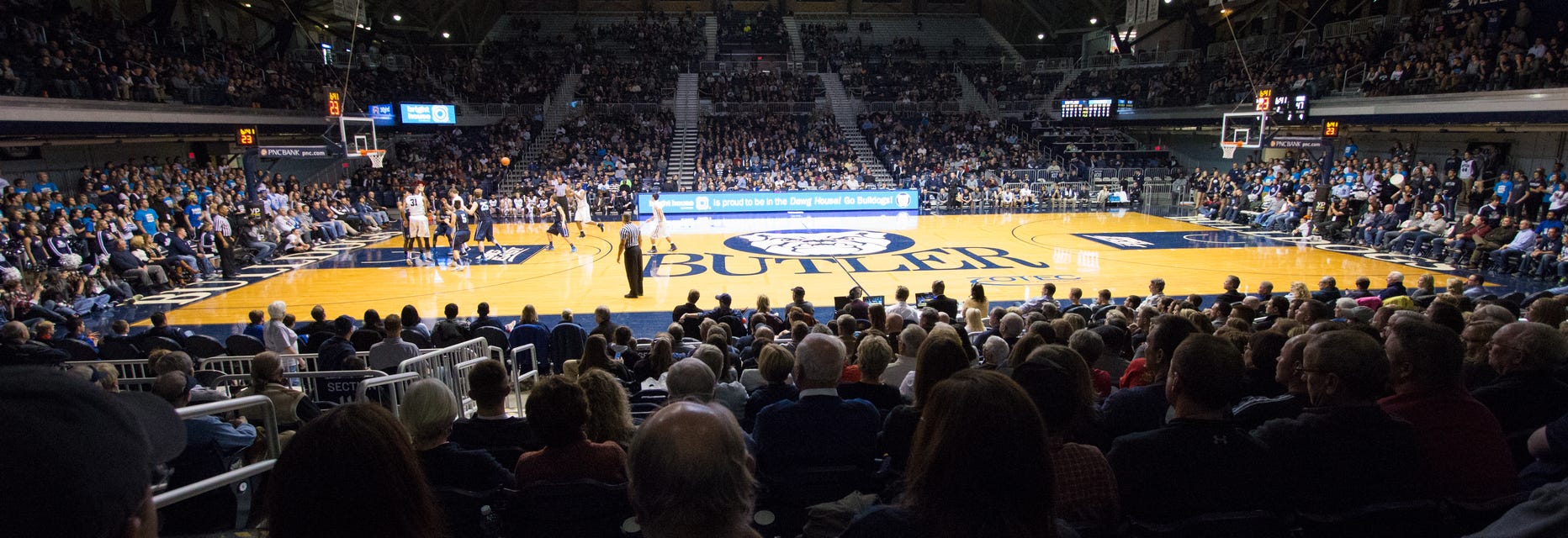 Butler Basketball will be playing Boise State Basketball at Hinkle Fieldhouse in Indianapolis