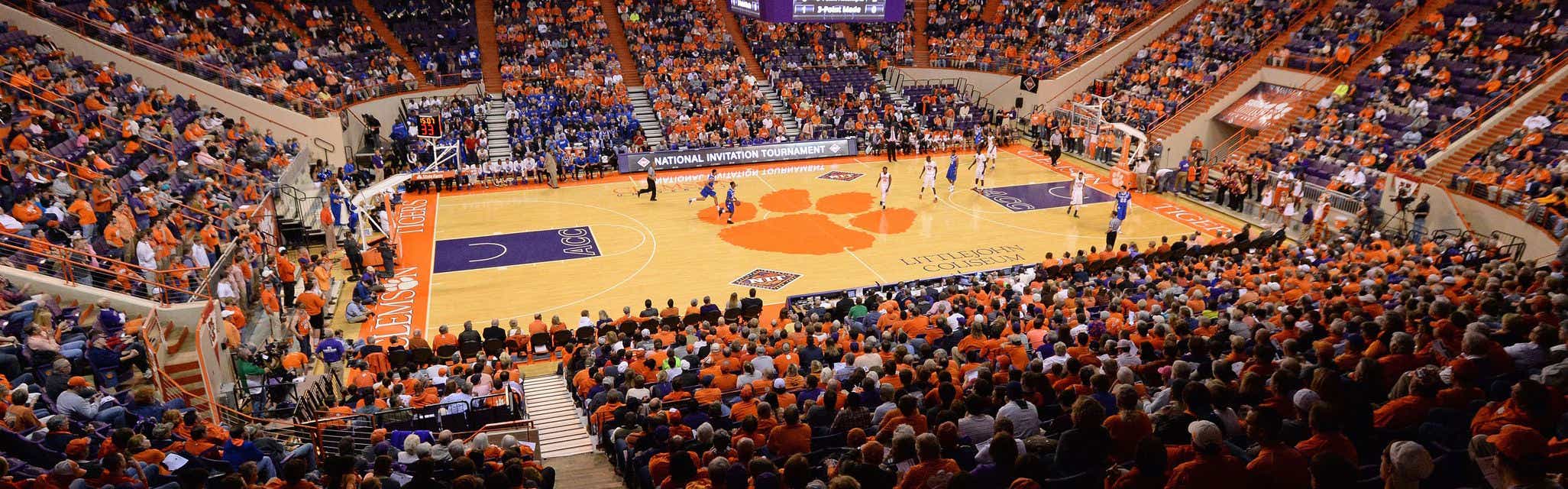 Clemson Basketball will be playing Wake Forest Basketball at Littlejohn Coliseum in Clemson