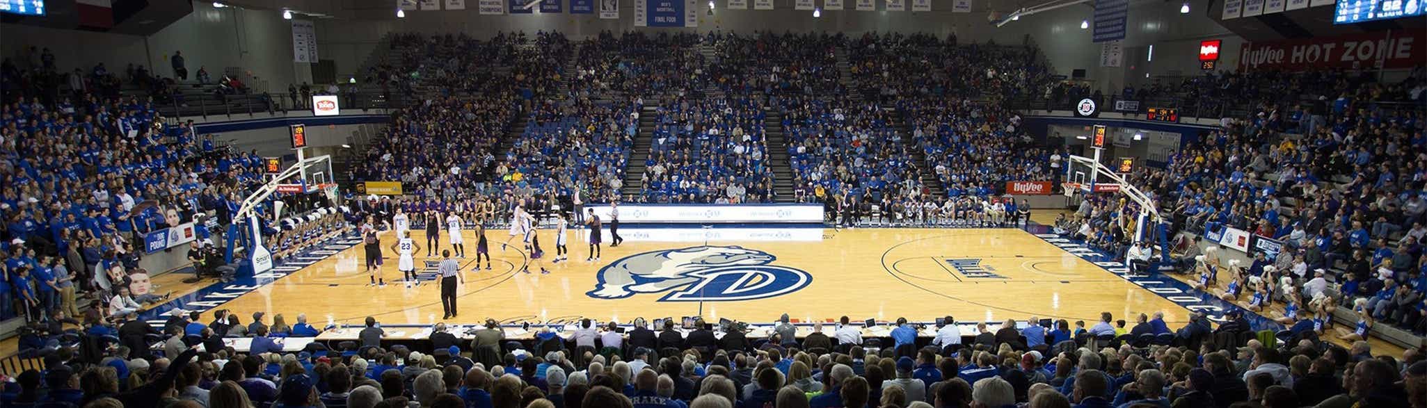Drake Basketball will be playing Illinois State Basketball at Drake Knapp Center in Des Moines
