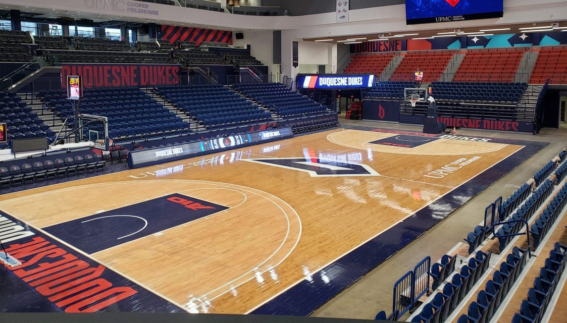 Duquesne Basketball will be playing Stony Brook Basketball at UPMC Cooper Fieldhouse in Pittsburgh