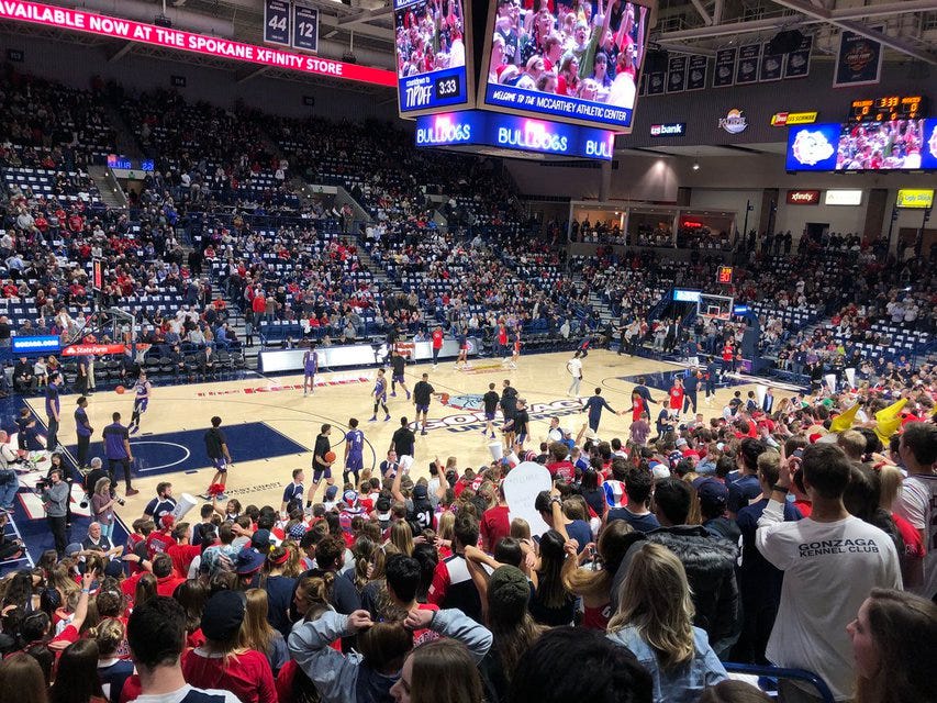 Gonzaga Basketball will be playing Kentucky Basketball at Bridgestone Arena in Nashville
