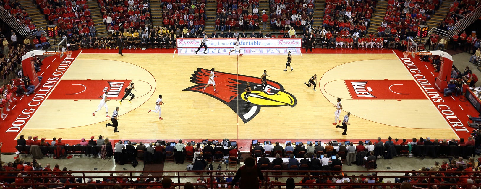 Illinois State Basketball will be playing Indiana State Basketball at CEFCU Arena in Normal