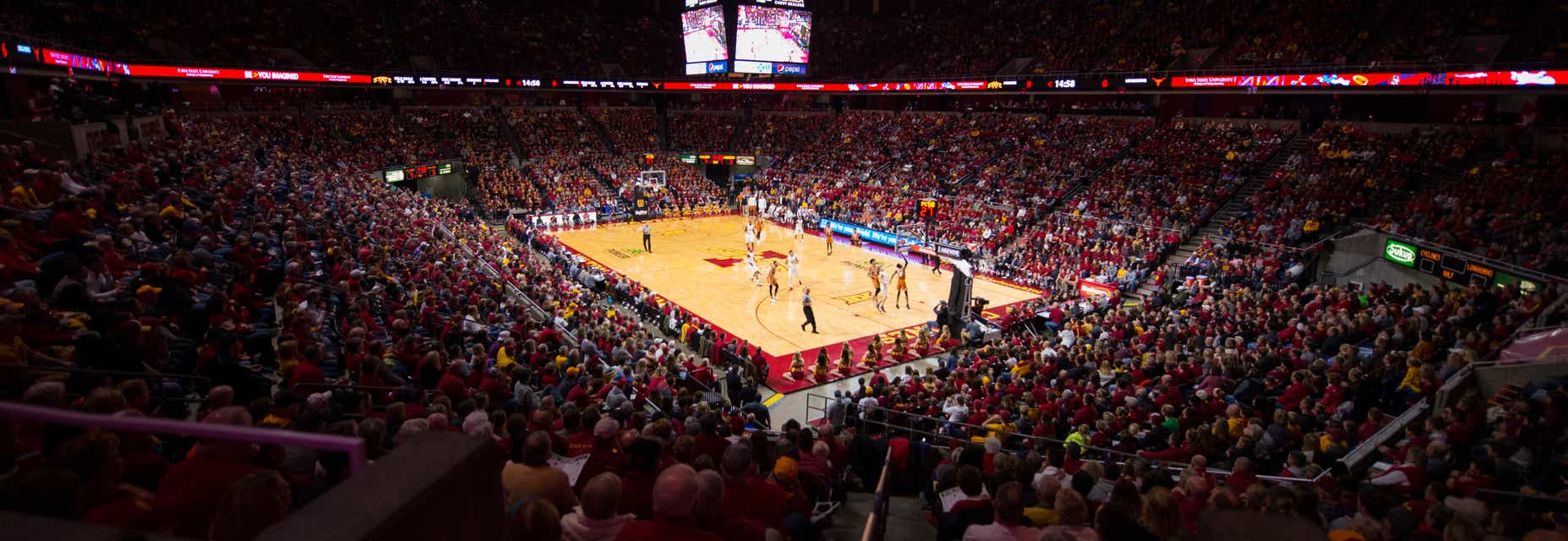 Iowa State Basketball will be playing Purdue Basketball at Hilton Coliseum in Ames