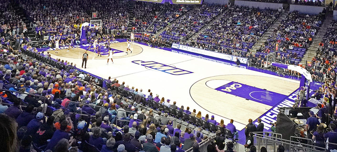 James Madison Basketball will be playing South Alabama Basketball at Atlantic Union Bank Center in Harrisonburg