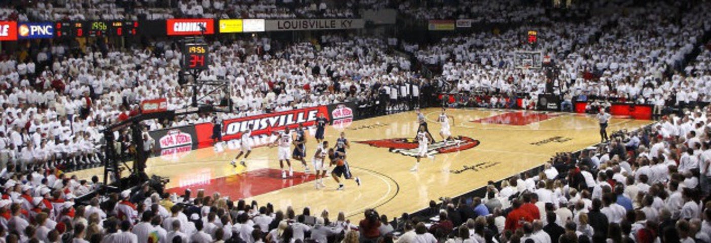 Louisville Basketball will be playing Syracuse Basketball at KFC Yum! Center in Louisville