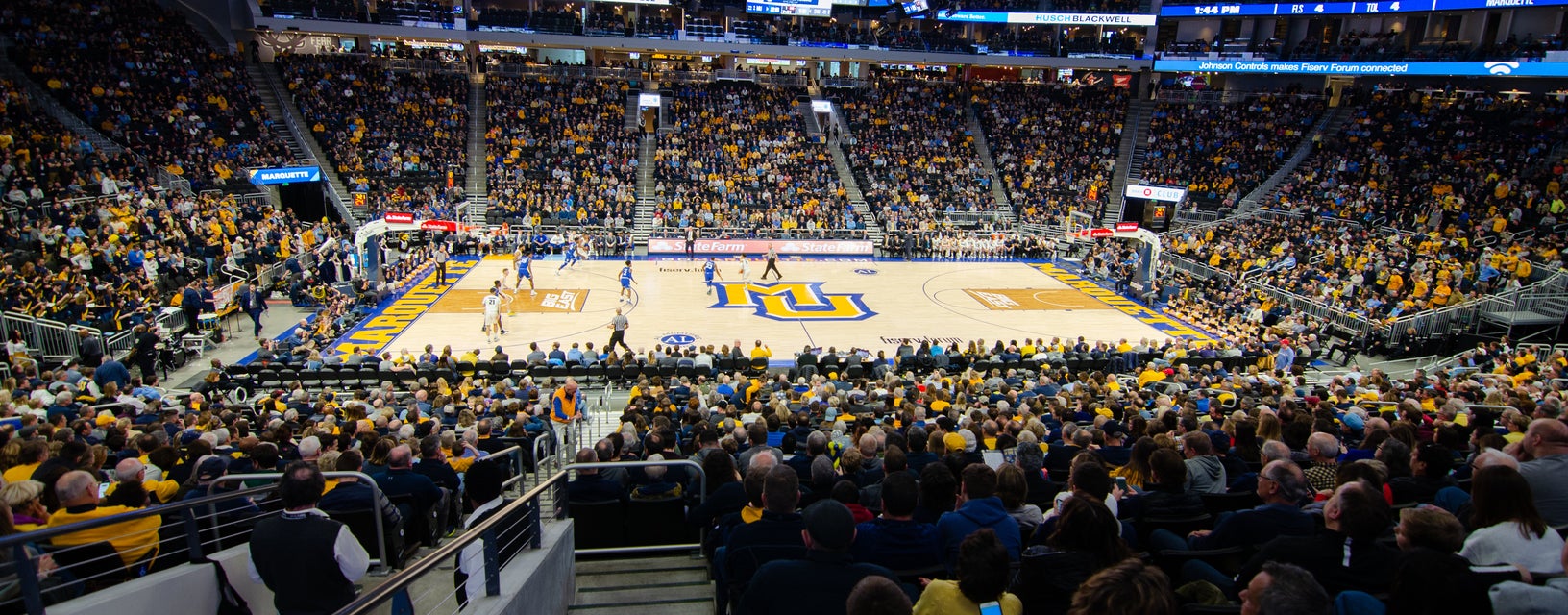 Marquette Basketball will be playing Georgetown Basketball at Fiserv Forum in Milwaukee