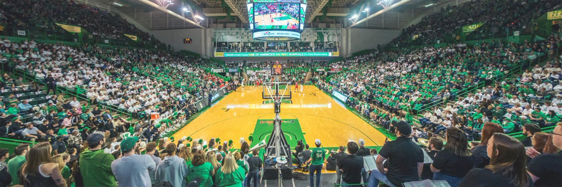 Marshall Basketball will be playing Old Dominion Basketball at Cam Henderson Center in Huntington