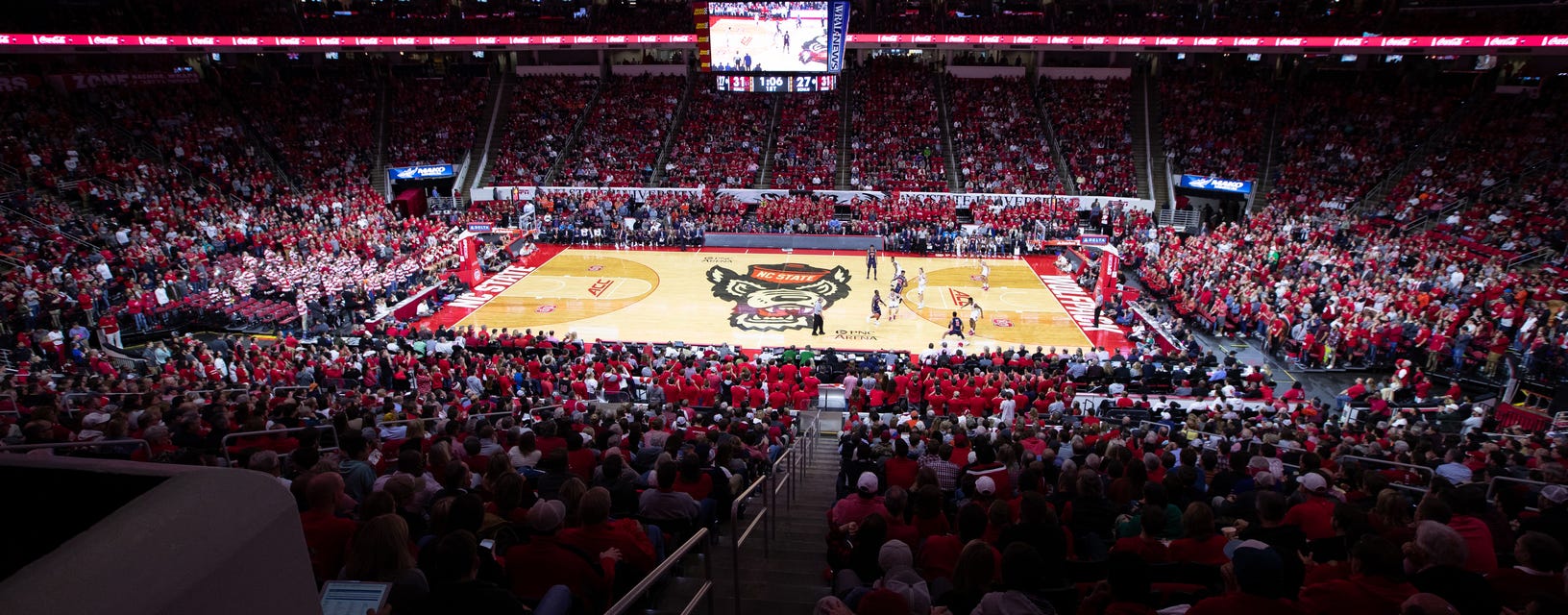 NC State Basketball will be playing UNC Asheville Basketball at Lenovo Center in Raleigh