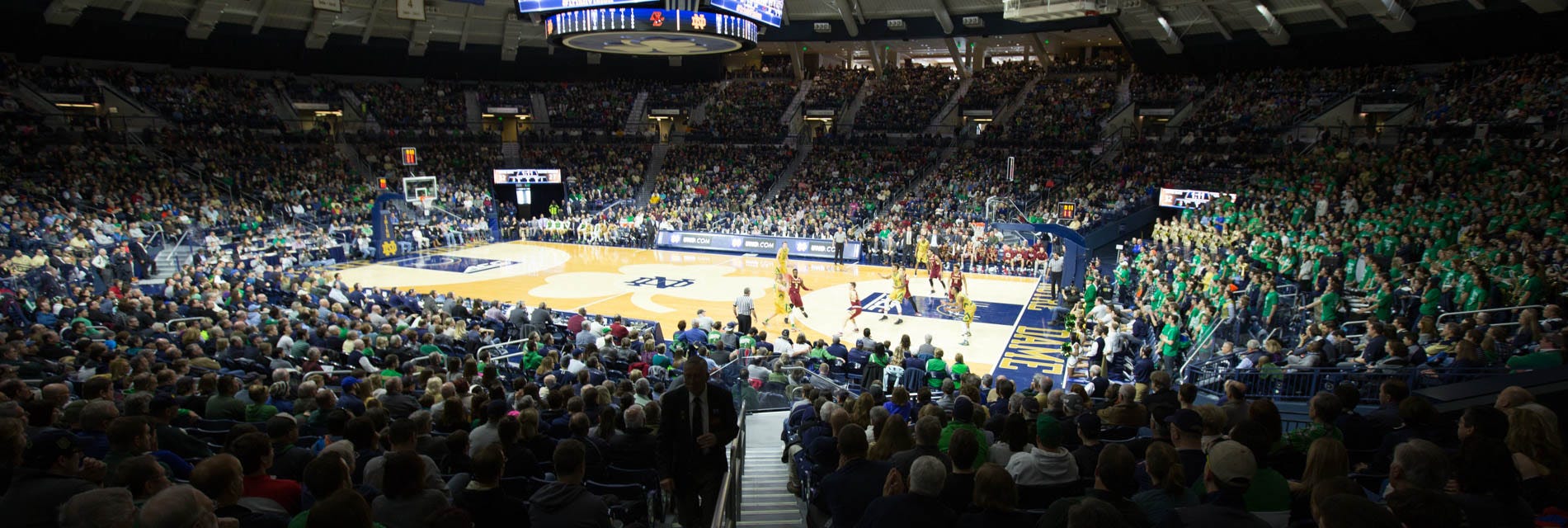 Notre Dame Basketball will be playing Duke Basketball at Purcell Pavilion in Notre Dame