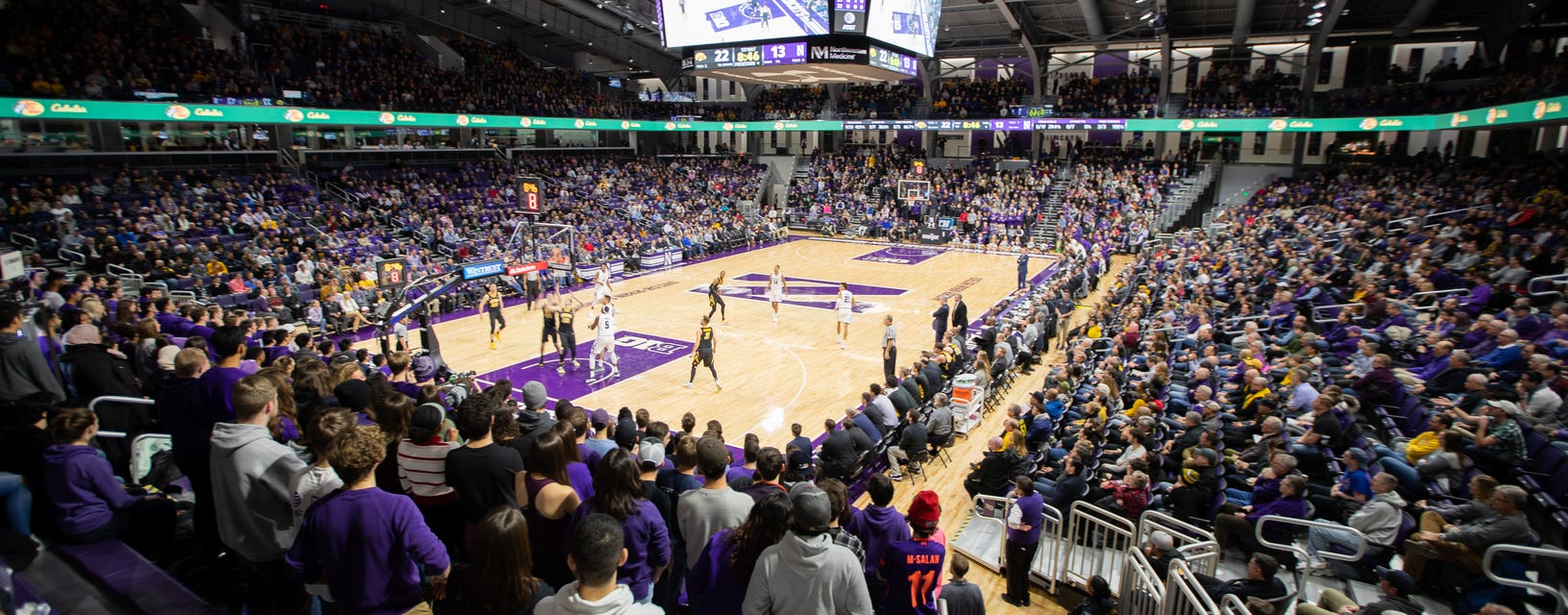 Northwestern Basketball will be playing Nebraska Basketball at Welsh-Ryan Arena in Evanston