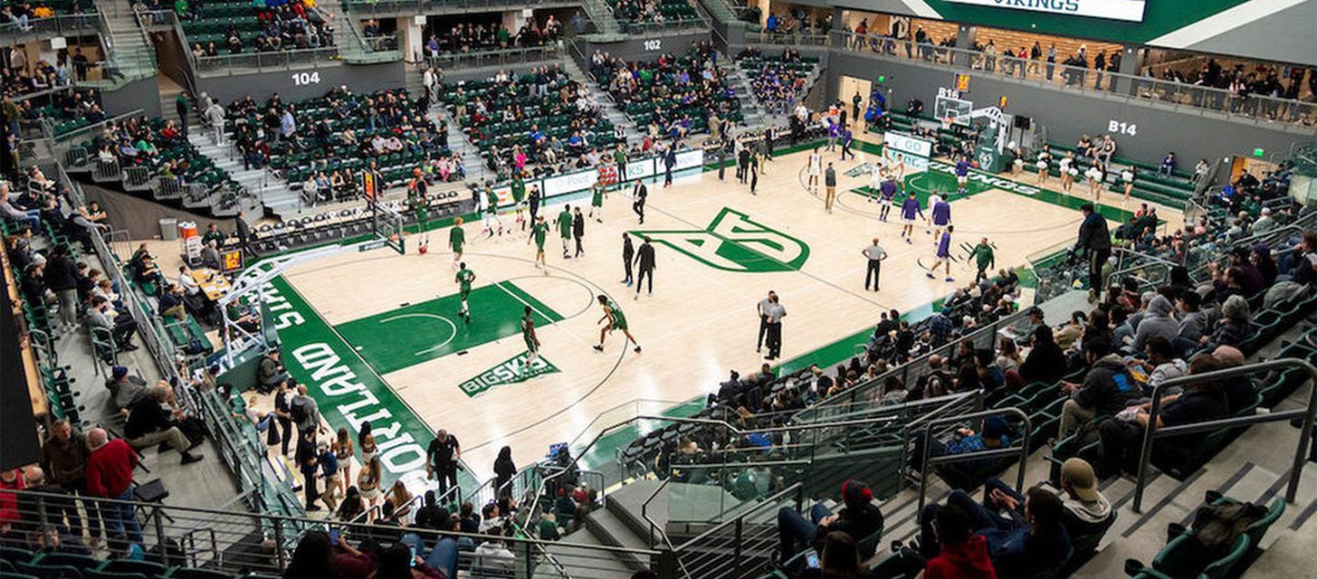 Portland State Basketball will be playing Montana Basketball at Viking Pavilion in Portland