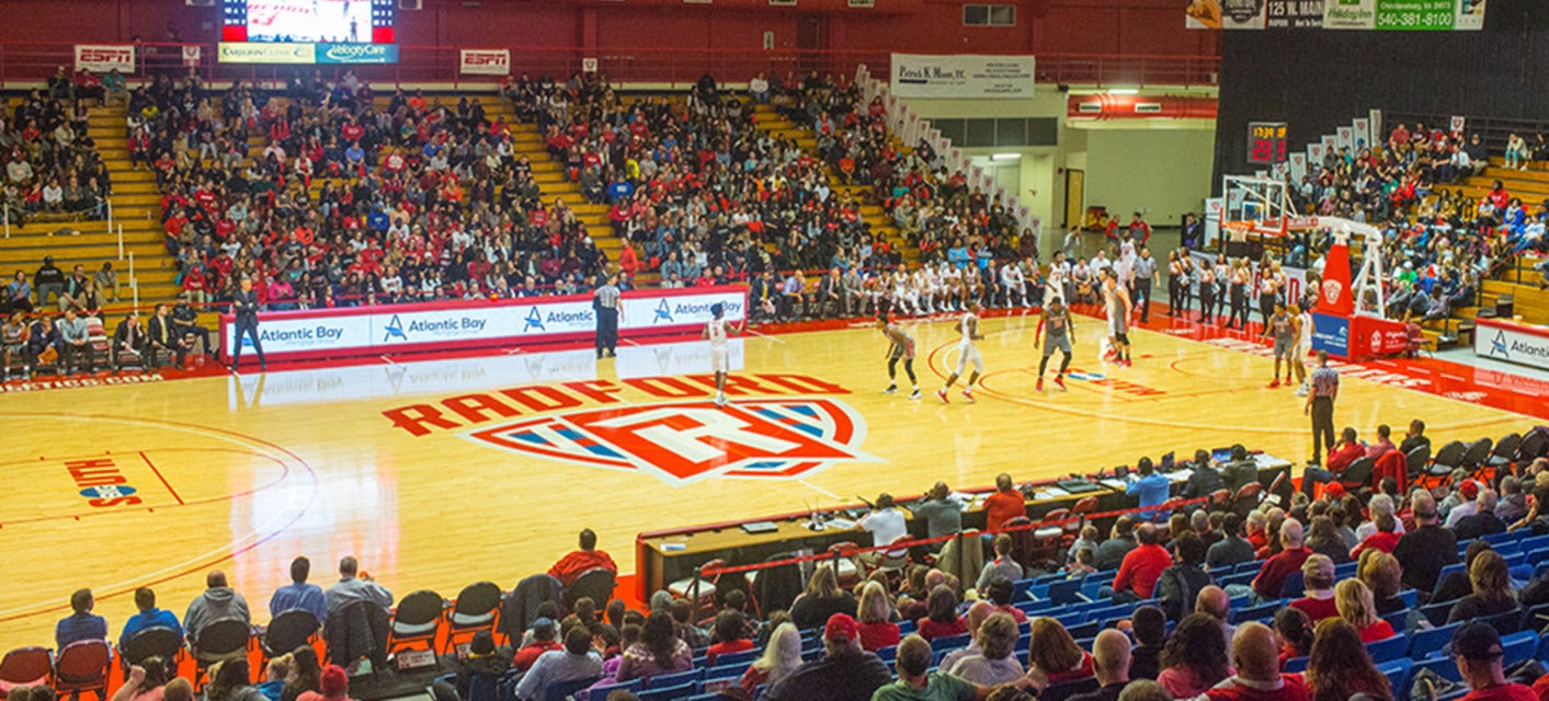 Radford Basketball will be playing at Dedmon Center in Radford