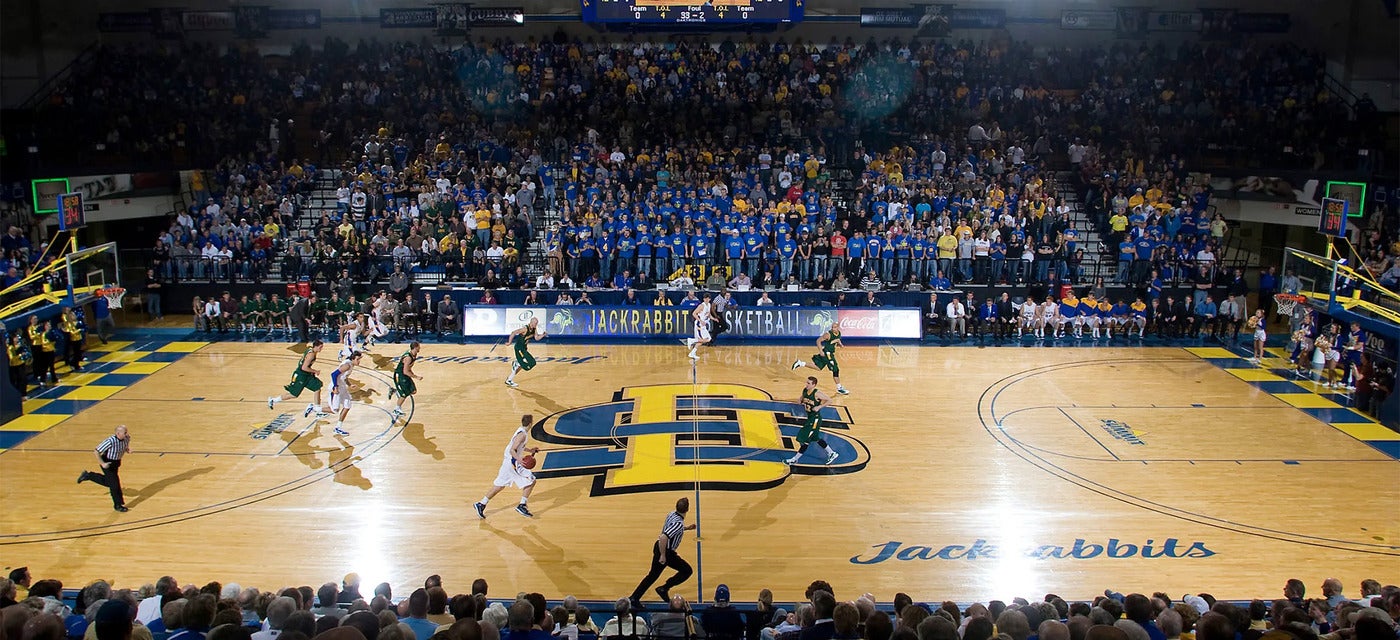 South Dakota State Basketball will be playing Wyoming Basketball at Sanford Pentagon in Sioux Falls