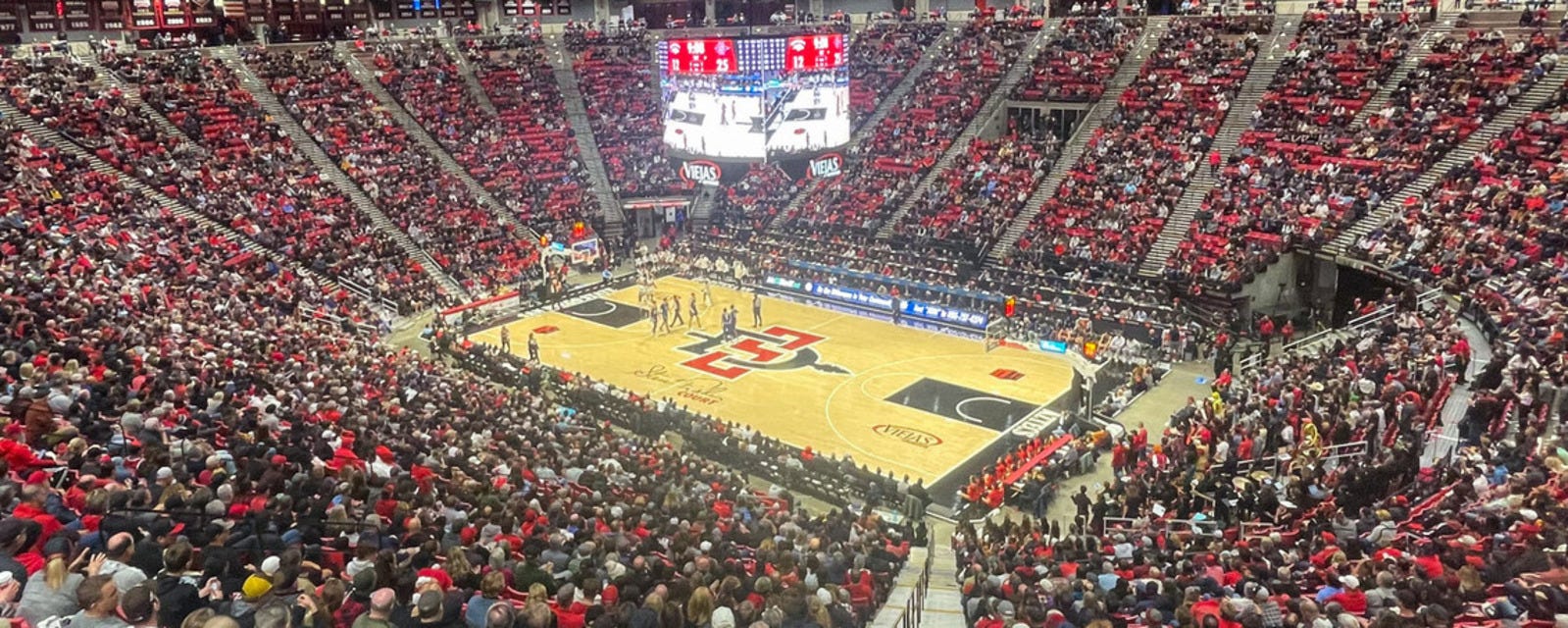 San Diego State Basketball will be playing Fresno State Basketball at Viejas Arena in San Diego