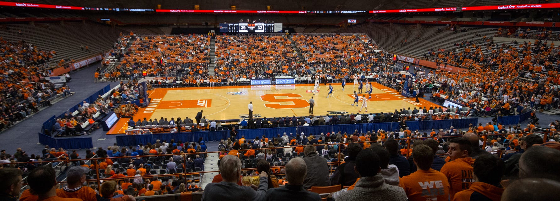 Syracuse Basketball will be playing Hofstra Basketball at JMA Wireless Dome in Syracuse