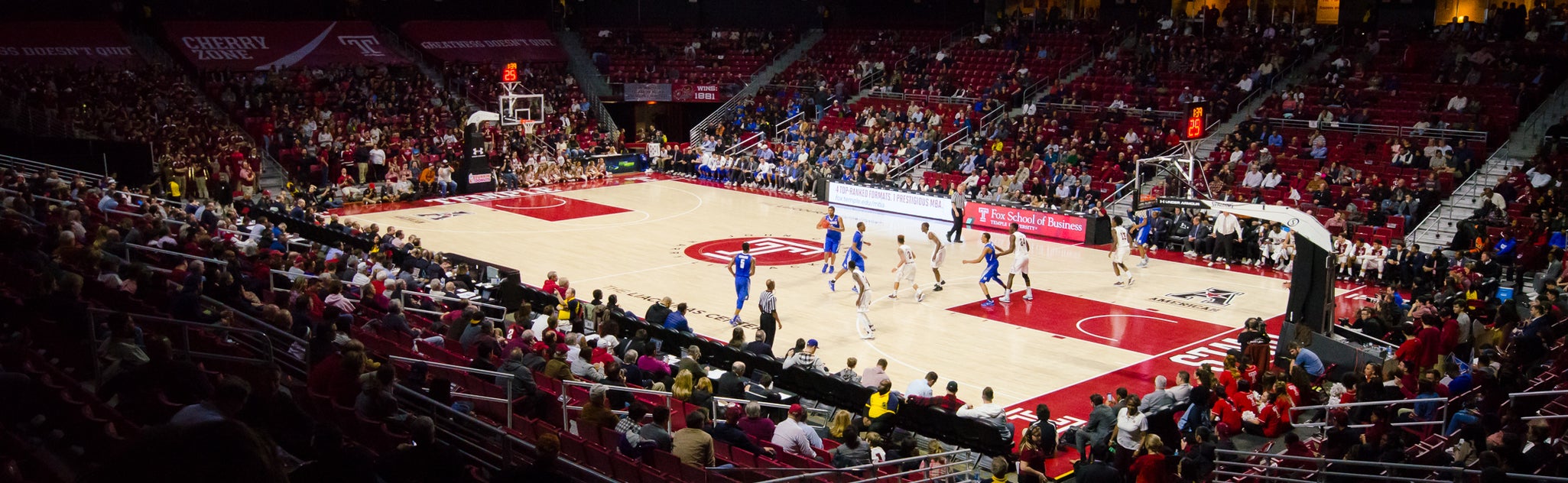 Temple Basketball will be playing Saint Francis (PA) Basketball at Liacouras Center in Philadelphia