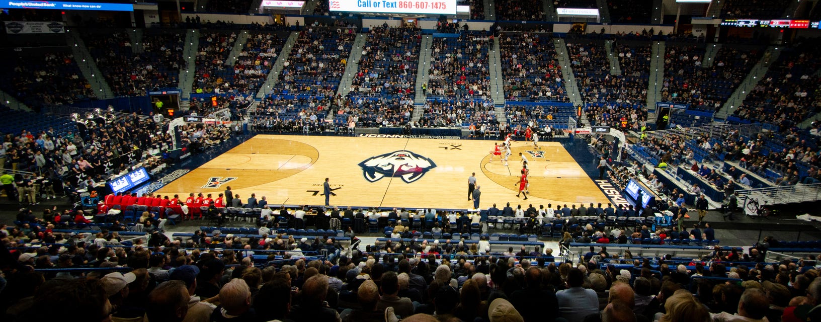 UConn Basketball will be playing Texas Basketball at PeoplesBank Arena in Hartford