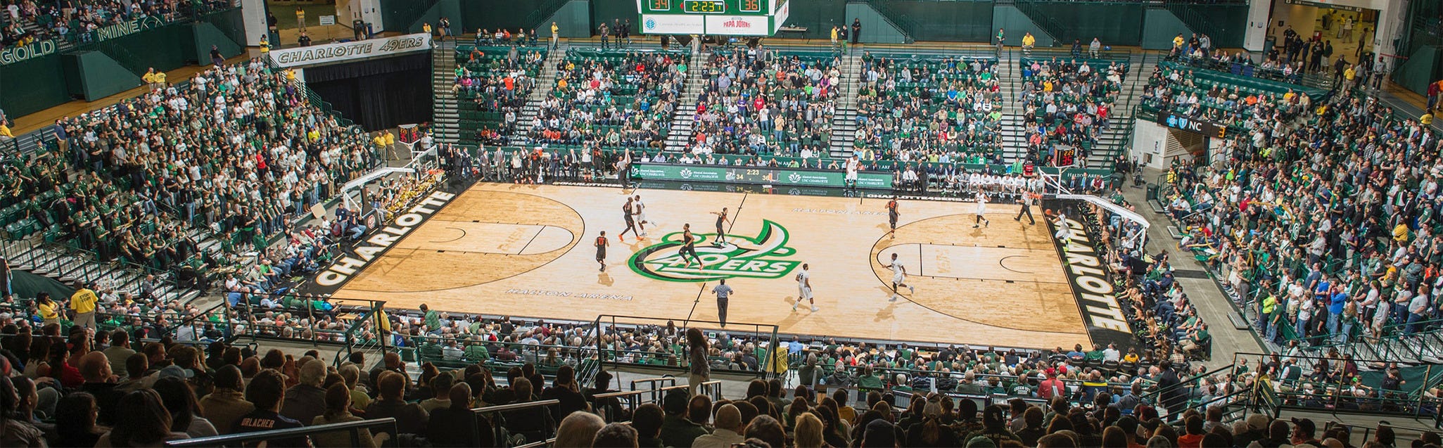 Charlotte Basketball will be playing Wichita State Basketball at Halton Arena in Charlotte
