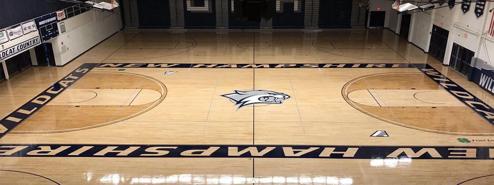 New Hampshire Basketball will be playing Stonehill Basketball at Lundholm Gymnasium in Durham