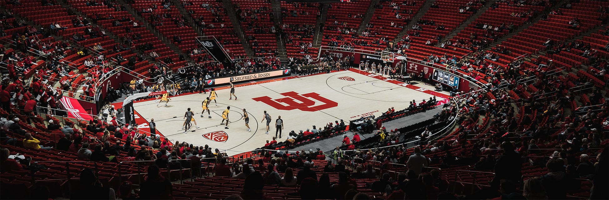 Utah Basketball will be playing Oklahoma State Basketball at Huntsman Center in Salt Lake City