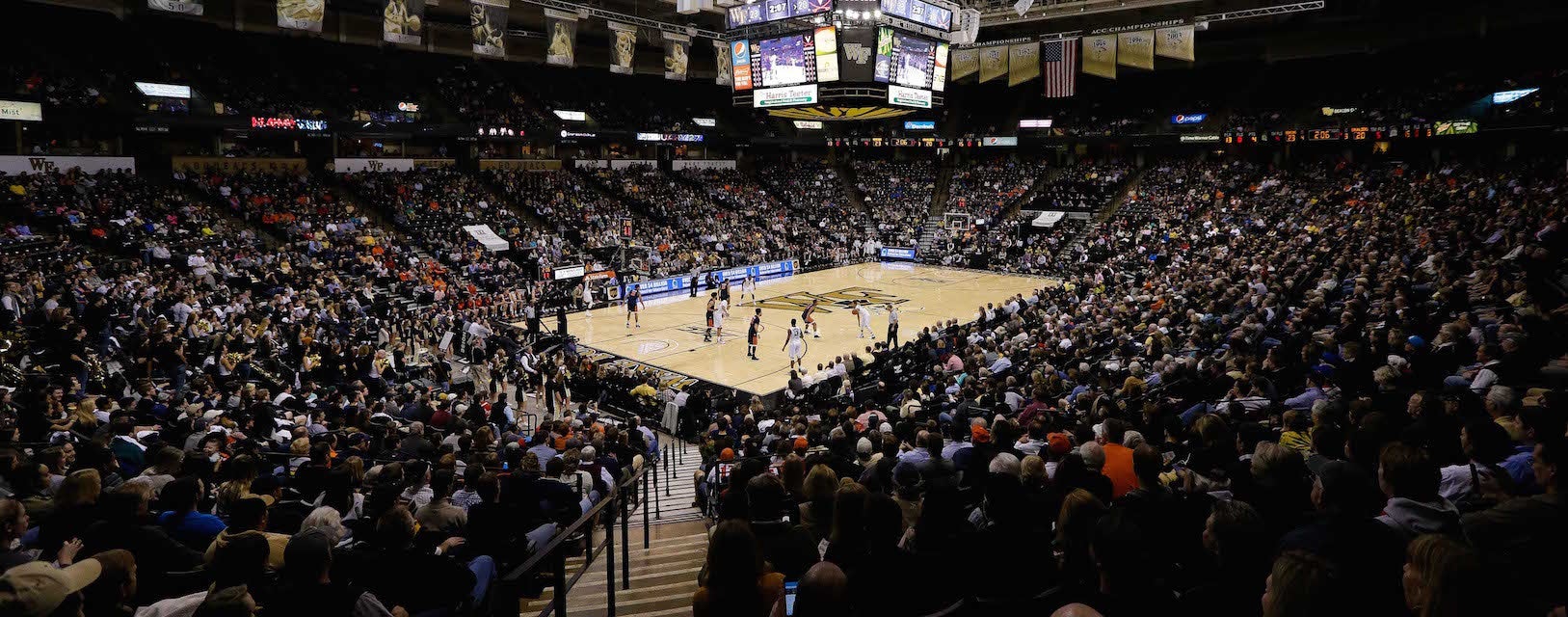Wake Forest Basketball will be playing NC State Basketball at Lawrence Joel Memorial Coliseum in Winston-Salem