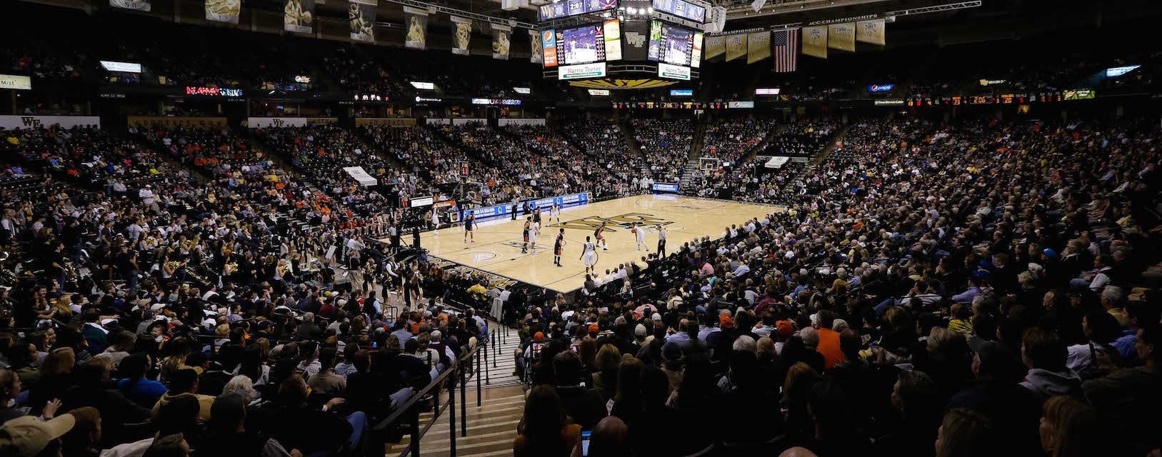Wake Forest Basketball will be playing NC State Basketball at Lawrence Joel Memorial Coliseum in Winston-Salem