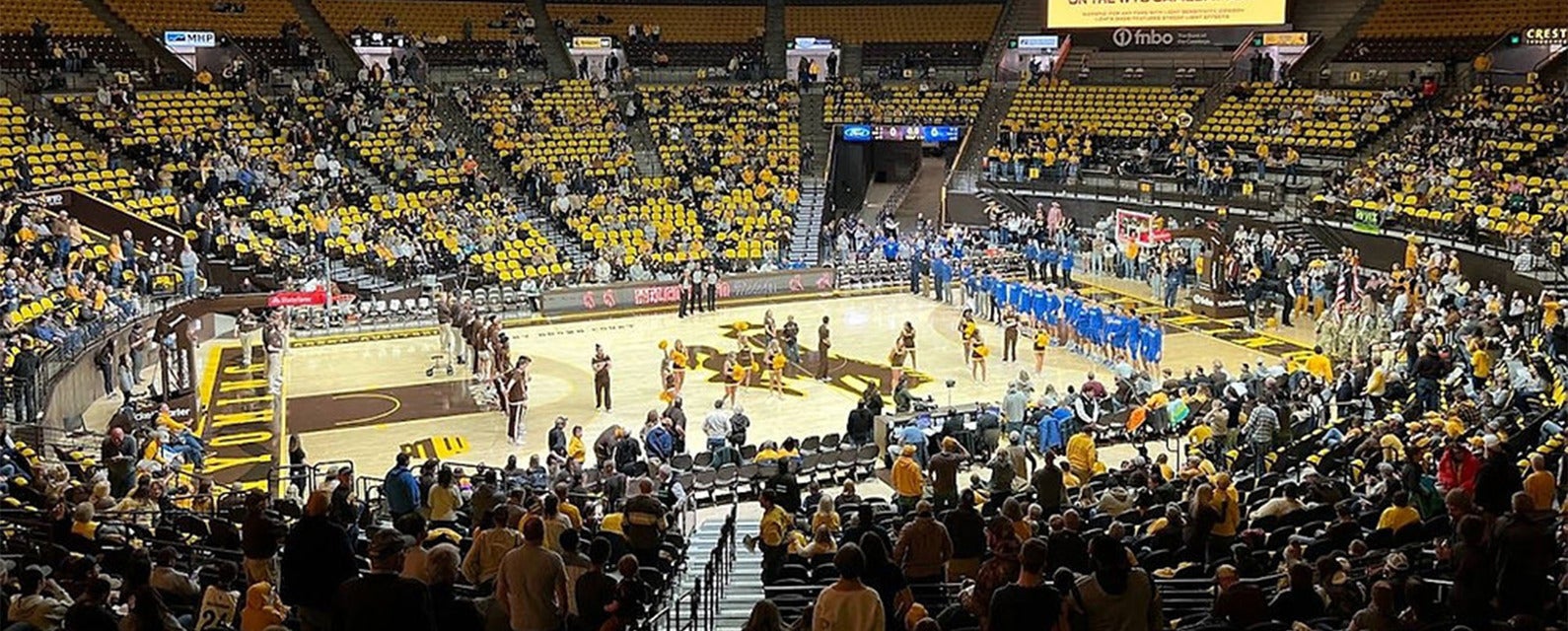 Wyoming Basketball will be playing Colorado State Basketball at Arena Auditorium in Laramie