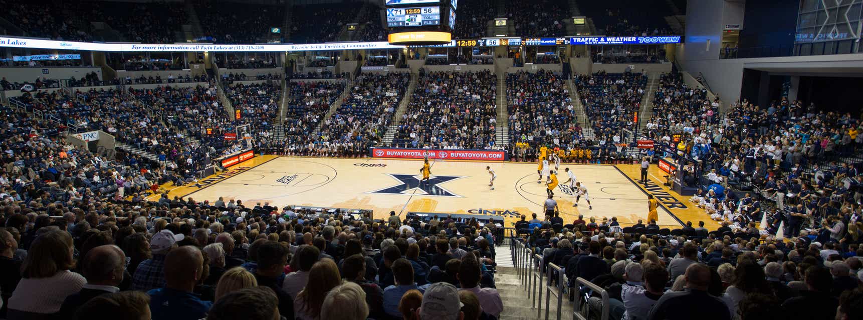 Xavier Basketball will be playing Iowa Basketball at Cintas Center in Cincinnati