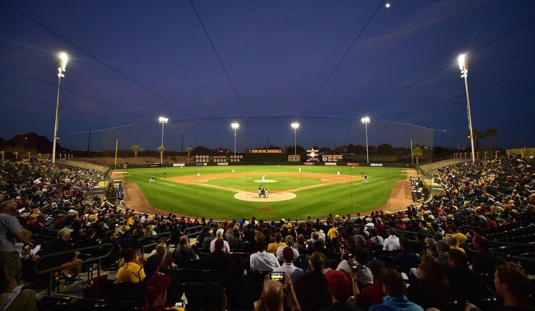 Arizona State Baseball will be playing Utah Baseball at Phoenix Municipal Stadium in Phoenix