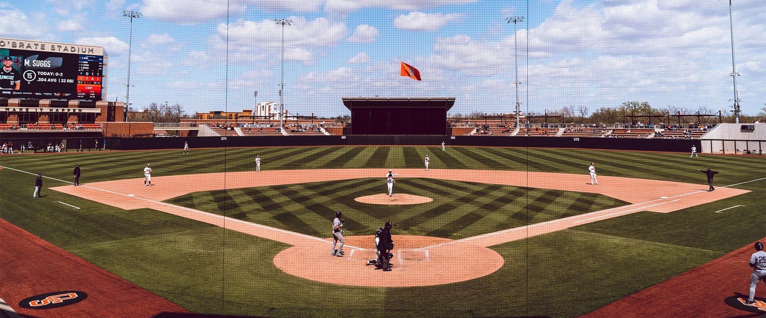 Oklahoma State Baseball will be playing Central Arkansas Baseball at O'Brate Stadium in Stillwater