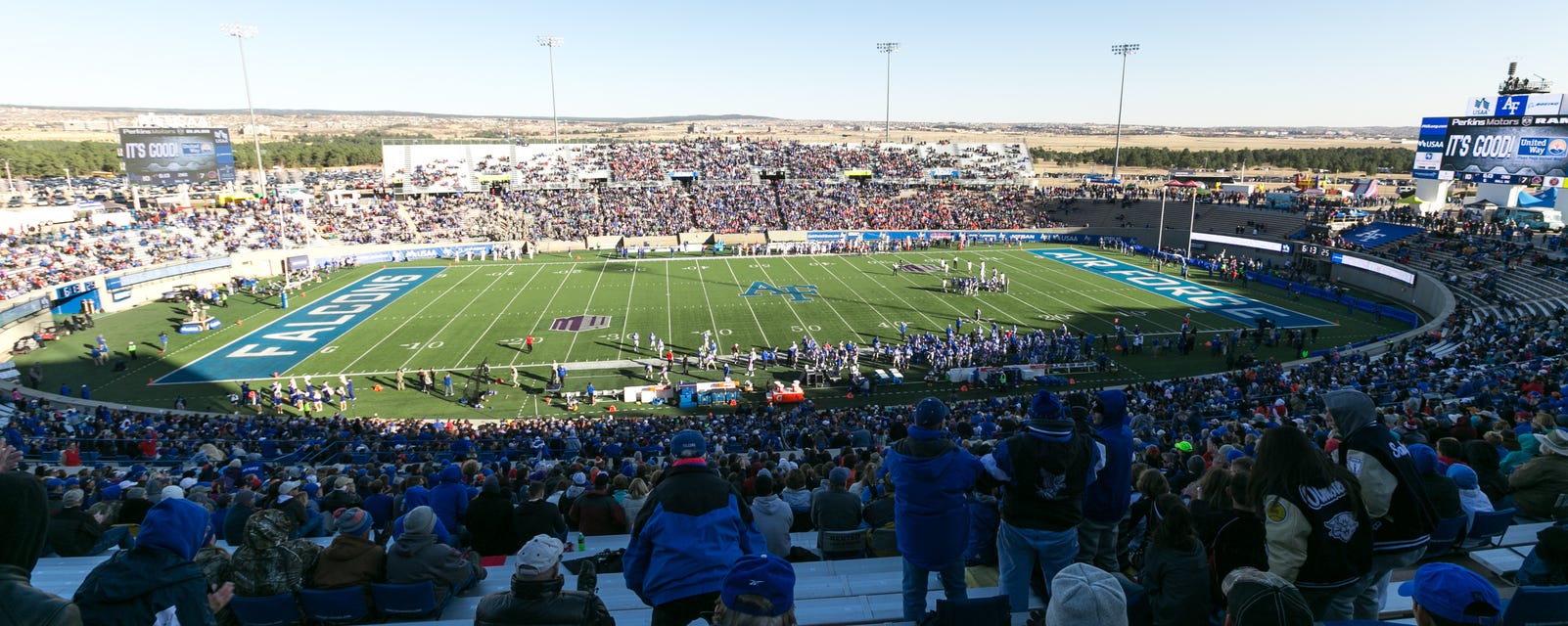 Air Force Football will be playing Duquesne Football at Falcon Stadium in Colorado Springs