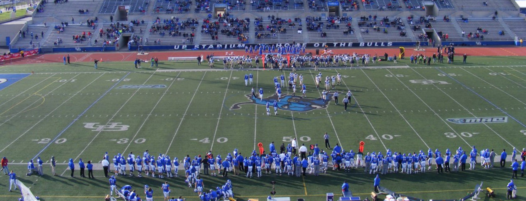 Buffalo Football will be playing Albany Football at University Buffalo Stadium in Buffalo