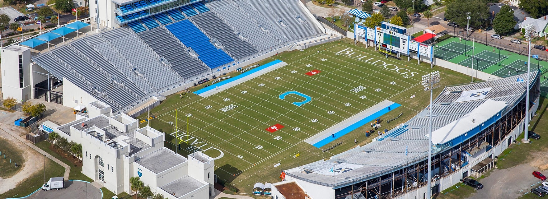 Citadel Football will be playing Charleston Southern Football at Johnson Hagood Stadium in Charleston