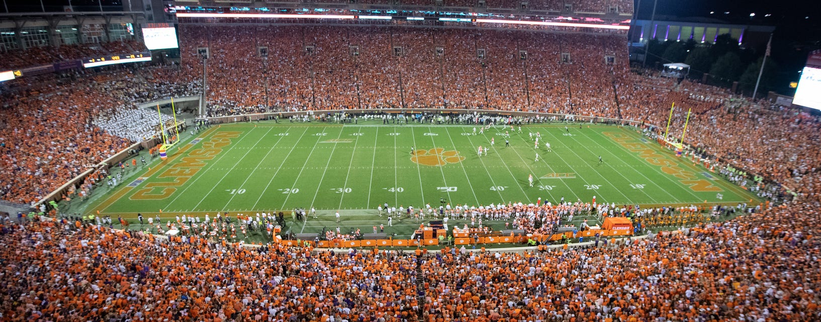 Clemson Football will be playing Georgia Southern Football at Clemson Memorial Stadium in Clemson