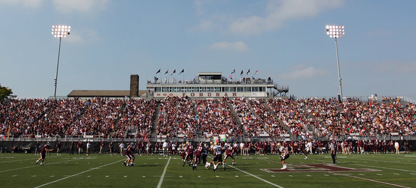 Fordham Football will be playing Colgate Football at Jack Coffey Field in Bronx