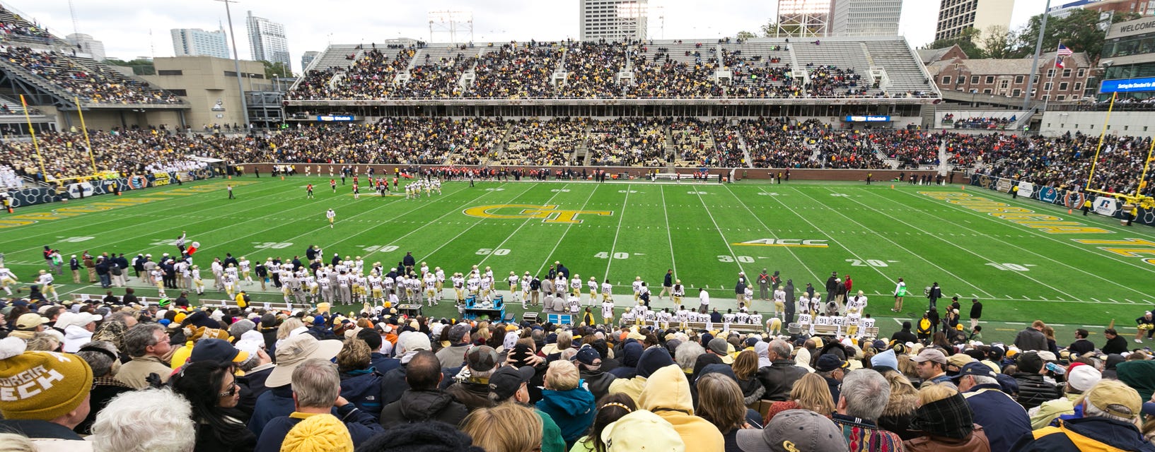 Georgia Tech Football will be playing Colorado Football at Bobby Dodd Stadium in Atlanta
