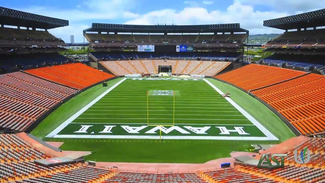 Hawaii Football will be playing New Mexico State Football at Clarence T.C. Ching Athletics Complex in Honolulu
