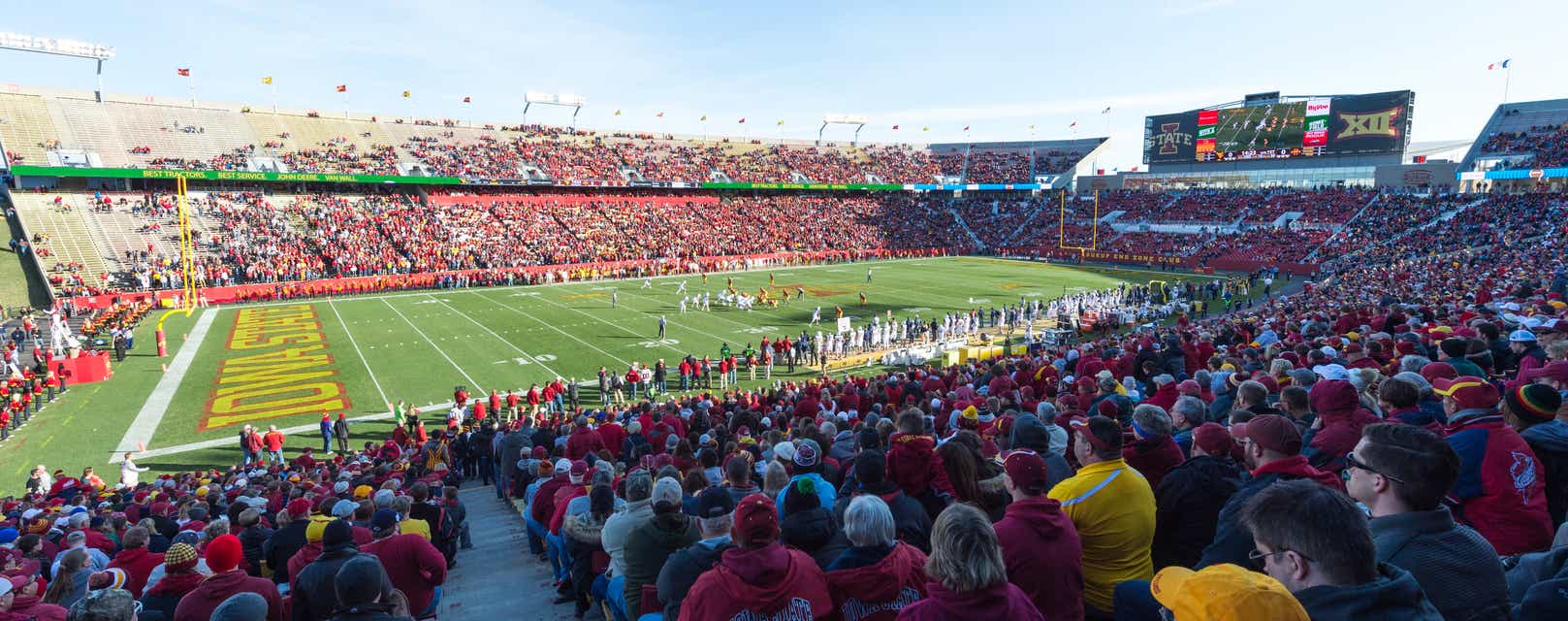 Iowa State Football will be playing Utah Football at Jack Trice Stadium in Ames