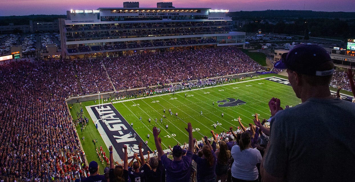 Kansas State Football will be playing Kansas Football at Bill Snyder Family Stadium in Manhattan